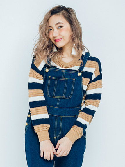 ボーダーニットTOPS