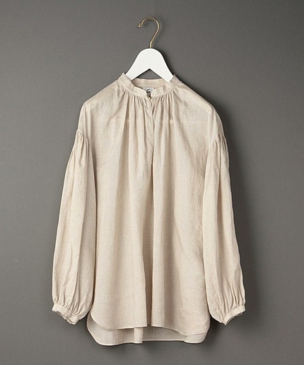 ＜6(ROKU)＞ LINEN VOLUME BLOUSE/ﾌﾞﾗｳｽ