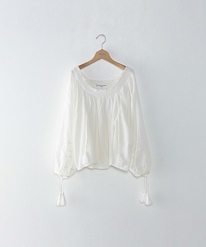 ＜APIECE APART＞GAUZE BLOUSE/ﾌﾞﾗｳｽ
