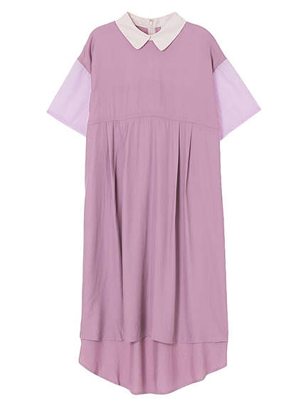 ボックスシャツワンピース