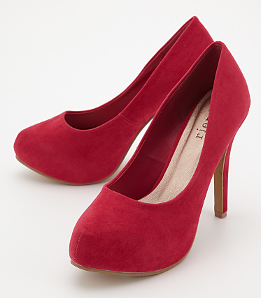 ベーシックスエードパンプス