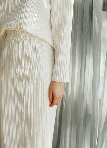 ウエストゴムリンクルミモレ丈スカート・全4色・t46020