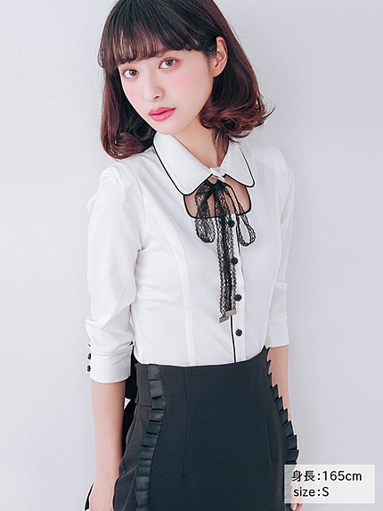 パイピングシャツ