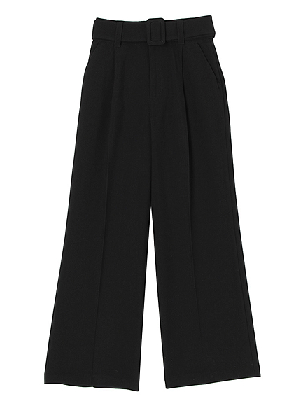 【MODE】ベルト付ワイドパンツ