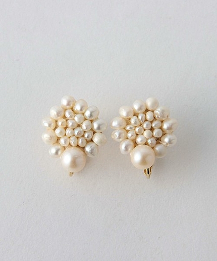 BY Causerie 淡水パールイヤリング
