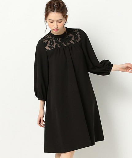 フロントレースコンビワンピース/AEBFC フロントLACE COMBI OP