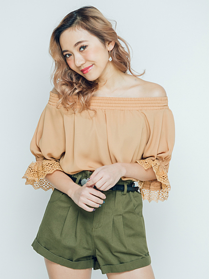 シャーリングショートTOPS