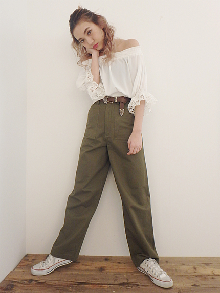 シャーリングショートTOPS