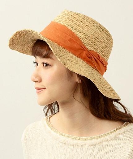 〓 CONTROL FREAK ラフィア リボン ハット / コントロールフリーク / 帽子 / 麦わら帽子