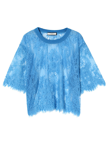 レースショート丈 T