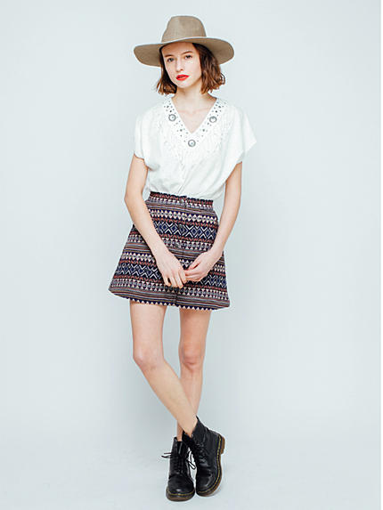 フロントボタン台形SK