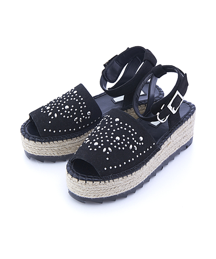 スタッズエスパサンダル