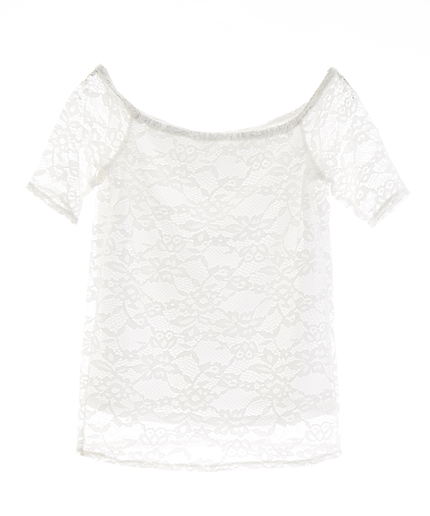 レースオフショルTOPS