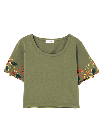 Embroidery Sleeve T-SH