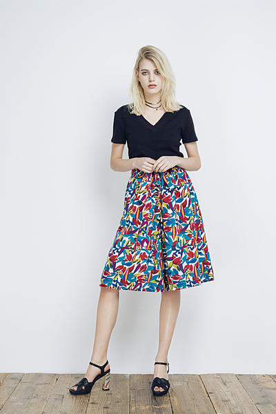 Paint Flower ガウチョPT