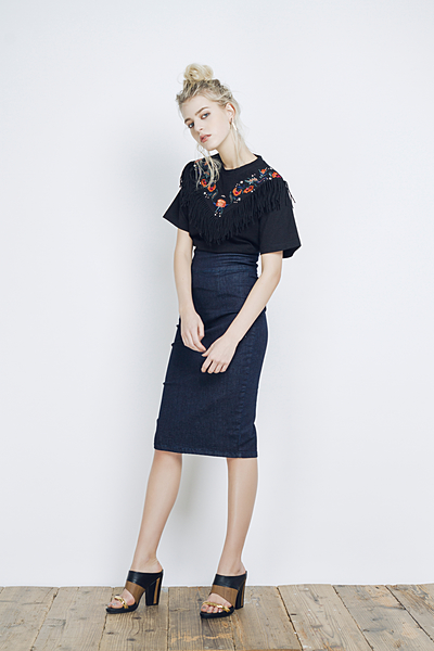 IラインデニムタイトSK