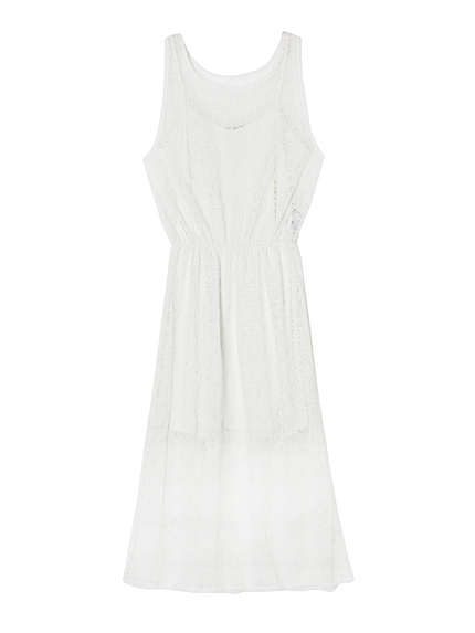 レースレイヤードロングOP