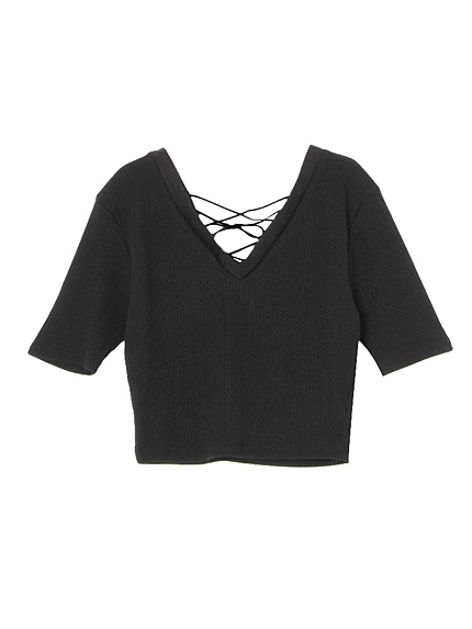 バックレースアップリブTOPS