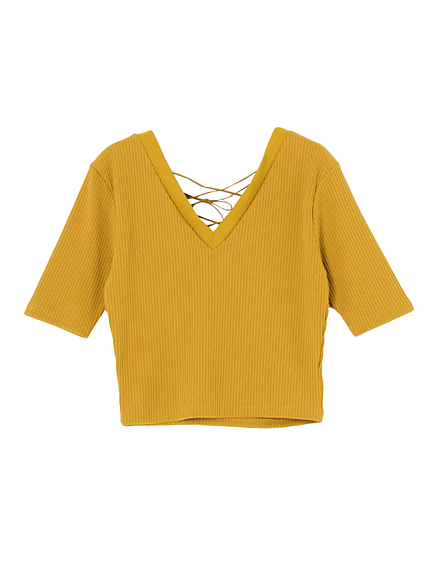 バックレースアップリブTOPS