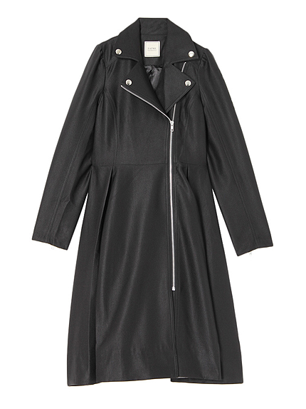 ライダースワンピースコート