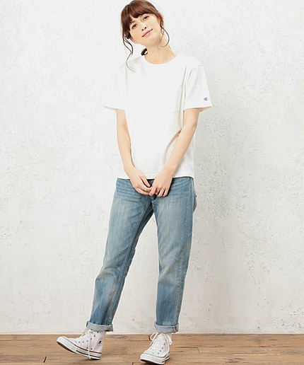 ［別注チャンピオン］Champion  CB PKT Tシャツ