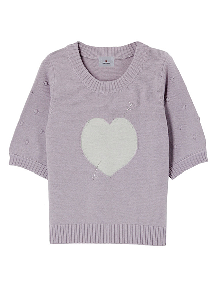 キューピッドハートニット