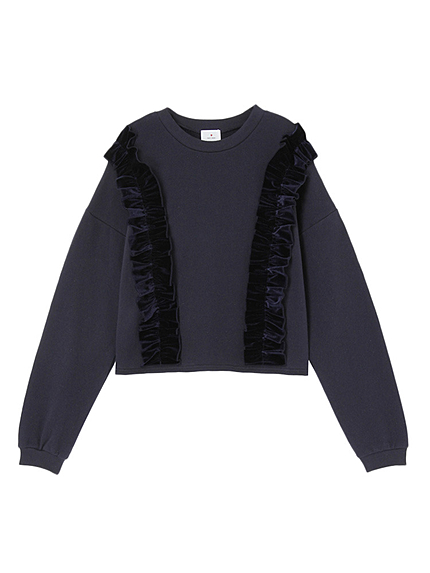 ベロアフリルスウェット