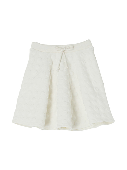 ぽこぽこドットスカート