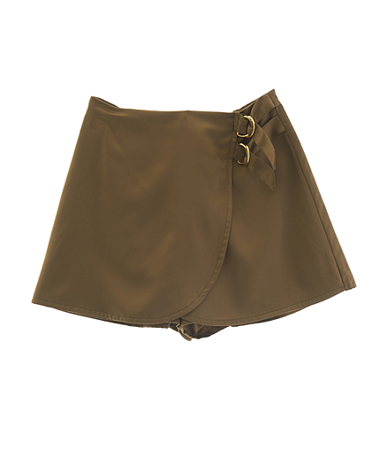 サテンラップショートパンツ