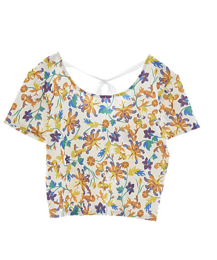 Art Flower バックリボンTOPS