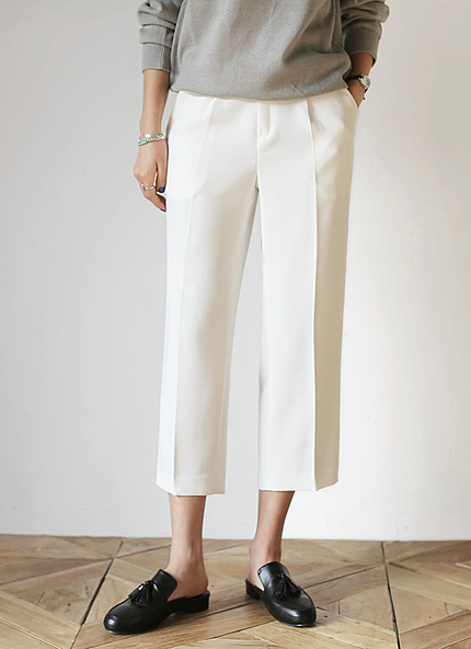 ワンタックハイウエストワイドパンツ・全4色・t45749