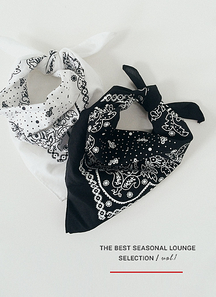 ユニークペイズリーパタースカーフ・全6色・t46051