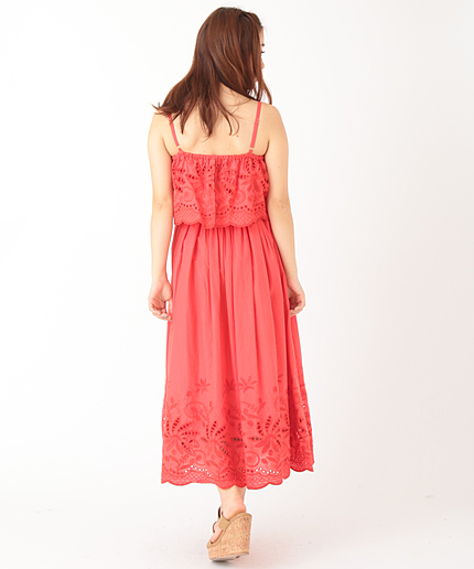 カットワークキャミOP