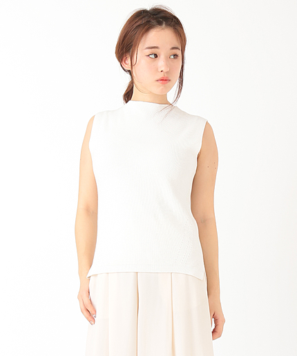 サイドスリットボトルネックノースリKT