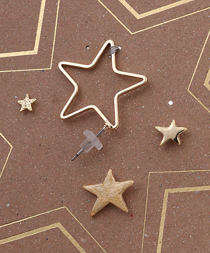 STARピアスセット