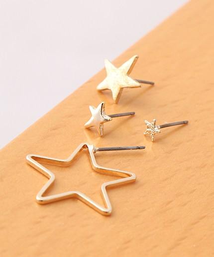 STARピアスセット