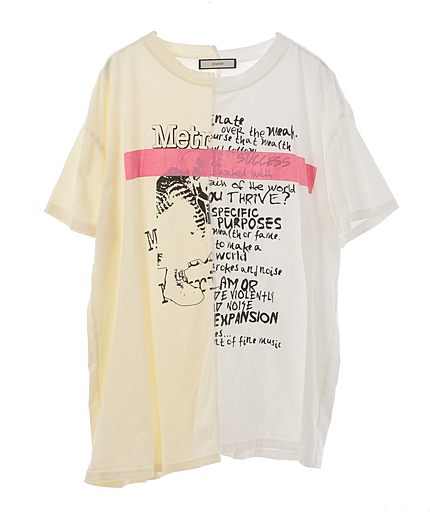 リメイクセパレートロックT