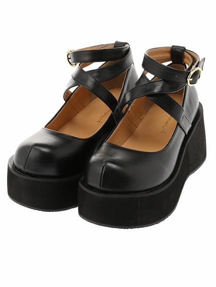 WEGO/ボリュームクロスパンプス