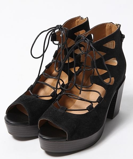 【先行予約】レースUPサンダル