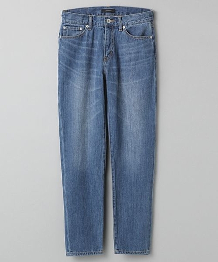 リネンデニムテーパードパンツ