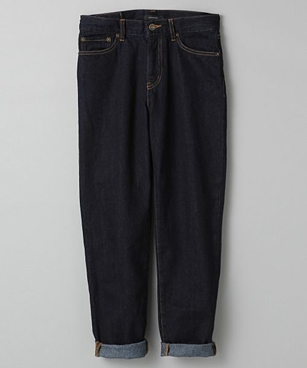 リネンデニムテーパードパンツ