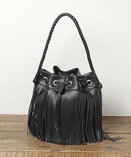 レザーフリンジバッグ