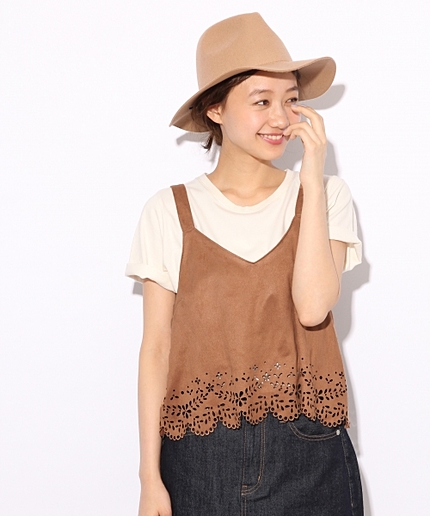 スウェードビスチェ