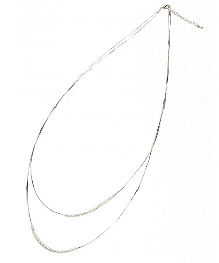 パール２レンロングネックレス