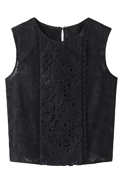 リリーレース刺繍ブラウス