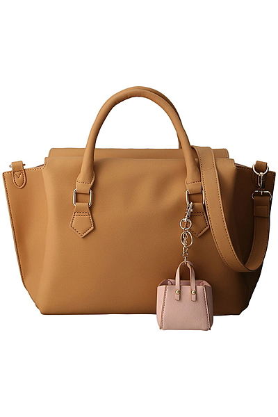 チャーム付トートバッグ