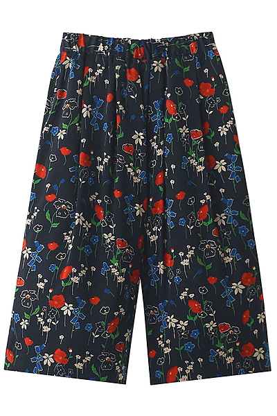 フラワープリントガウチョ