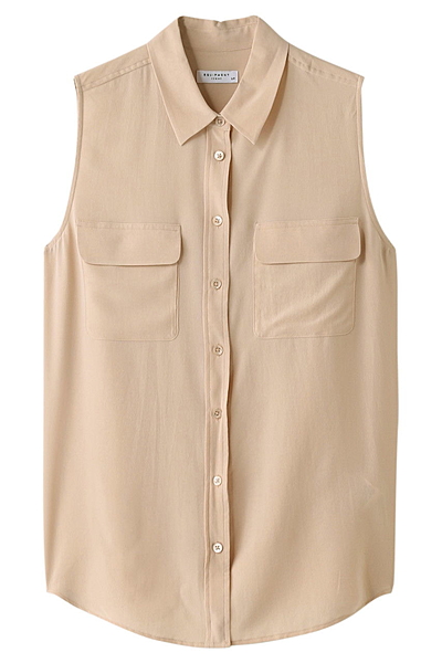 SLEEVELESS SLIN SIGNATURE シャツ