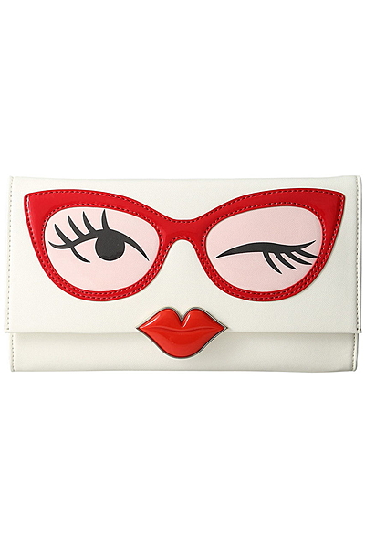 ROSE-COLORED GLASSES FRAMES CLUTCH クラッチバッグ