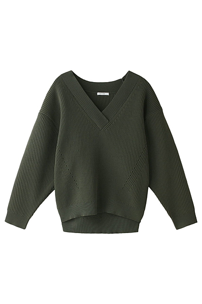 Pe片畦Vネックプルオーバー